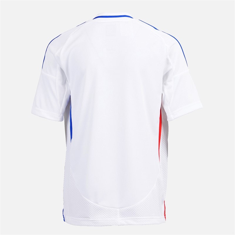 adidas Jongens OL Olympique Lyon 24/25 Thuis Tenue Wit - Afbeelding 2