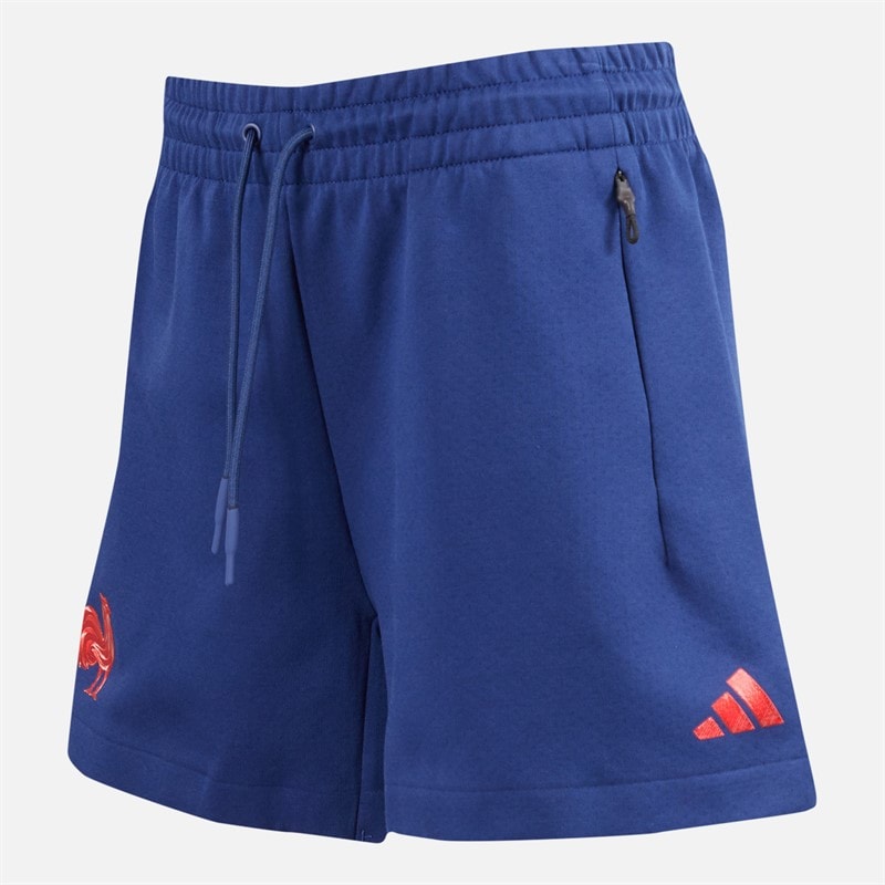 adidas Shorts de voyage FFR France Rugby Z.N.E. Femme Dark Blue - Image 4