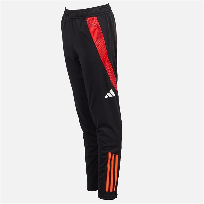 adidas Jongens OL Olympique Lyon Trainingsbroek Zwart/App Solar Red - Afbeelding 2