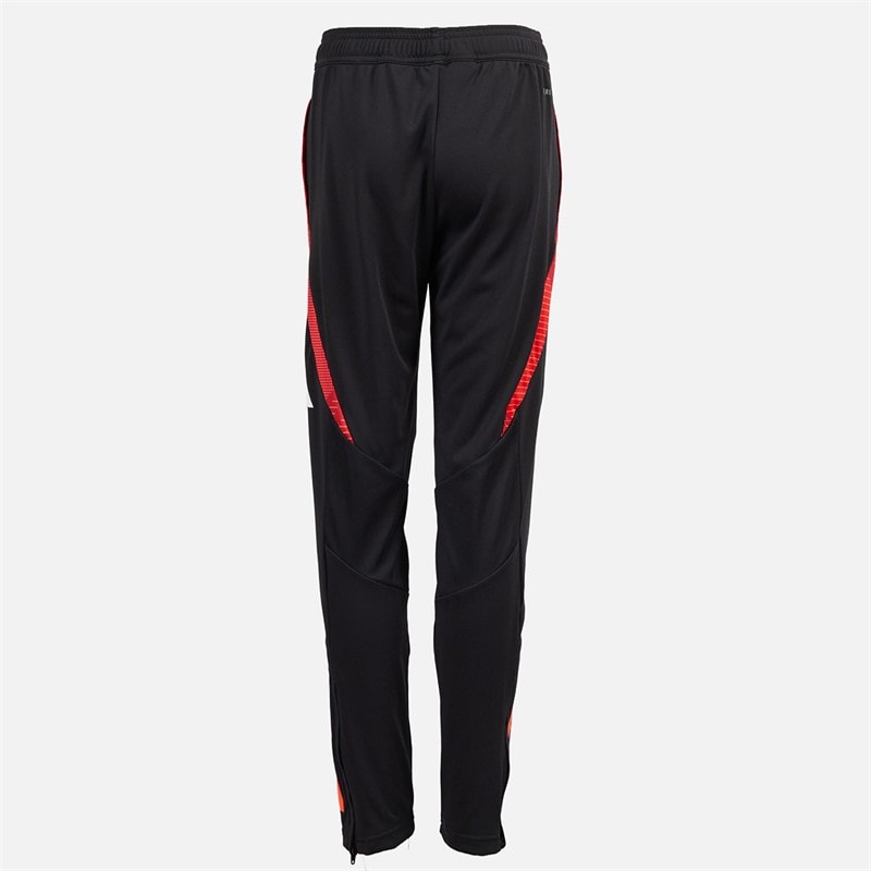 adidas Jongens OL Olympique Lyon Trainingsbroek Zwart/App Solar Red - Afbeelding 4