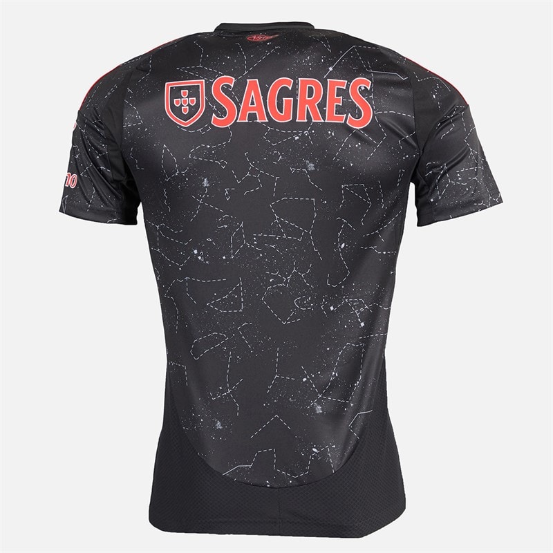 adidas Herren SLB Benfica 24/25 Auswärtstrikot Schwarz - Bild 2