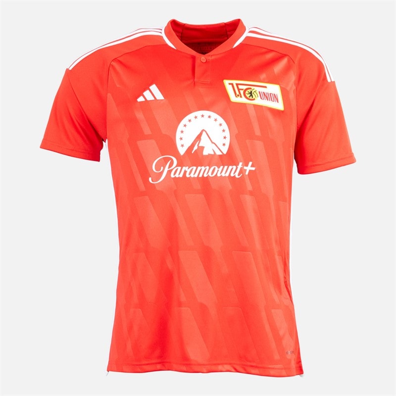 adidas Heren UNB Union Berlin 24/25 Thuiswedstrijdshirt Vivid Red/Wit - Afbeelding 1