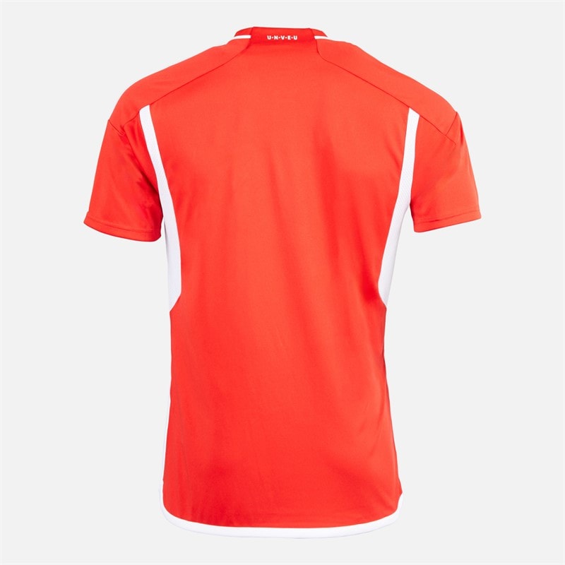 adidas Heren UNB Union Berlin 24/25 Thuiswedstrijdshirt Vivid Red/Wit - Afbeelding 2