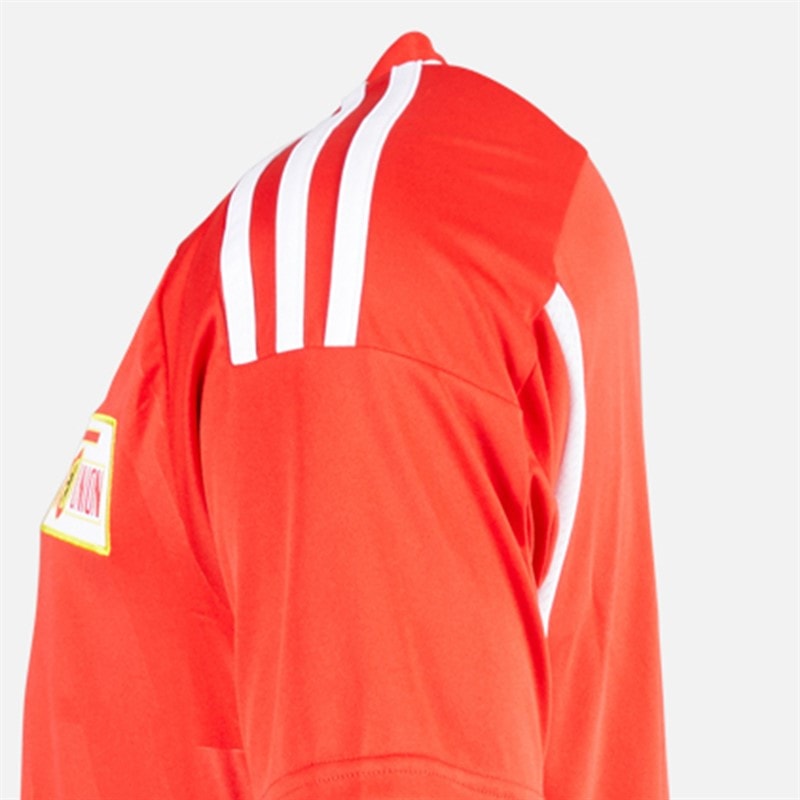 adidas Heren UNB Union Berlin 24/25 Thuiswedstrijdshirt Vivid Red/Wit - Afbeelding 3