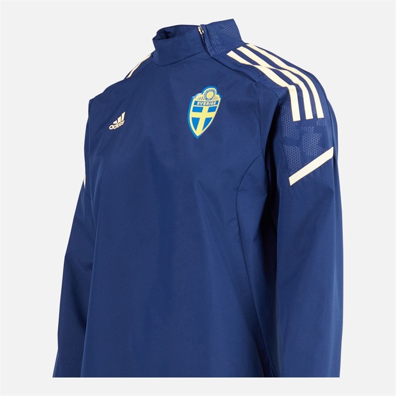 adidas Haut Hybride SVFF Suède Femme Team Navy Blue/Easy Yellow - Image 4