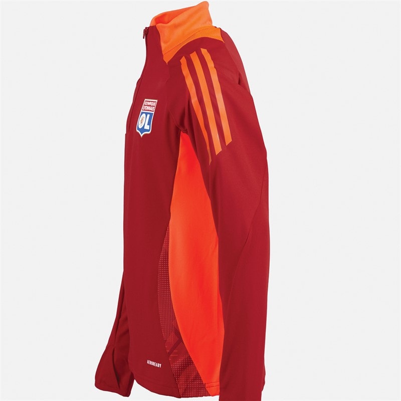adidas Junior Junge OL Olympique Lyon Trainingstop Team Power Red 2 - Bild 4
