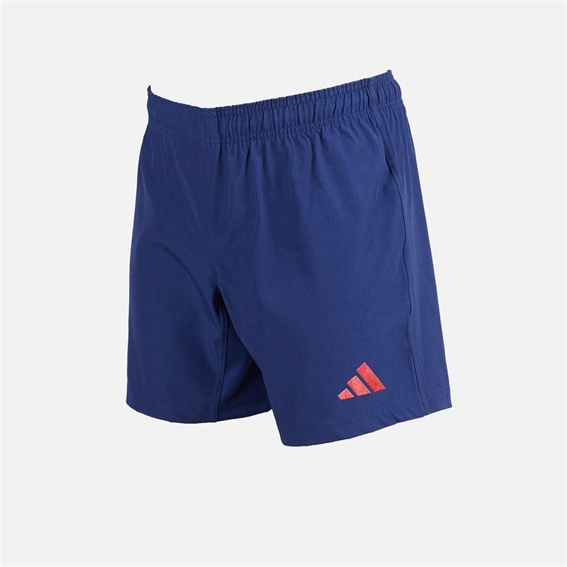 adidas Heren FFC Frankrijk Rugby Uit Shorts Dark Blue - Afbeelding 2