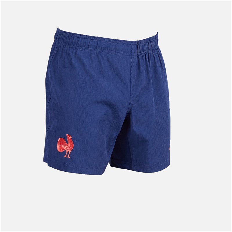 adidas Heren FFC Frankrijk Rugby Uit Shorts Dark Blue - Afbeelding 3