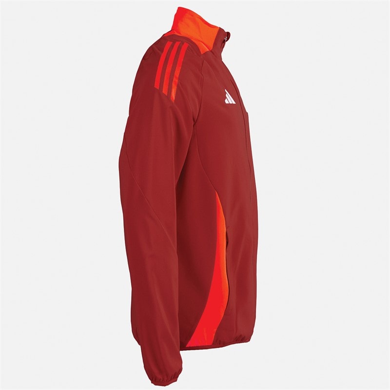 adidas Heren OL Olympique Lyon Presentatie Jas Team Power Red 2 - Afbeelding 2