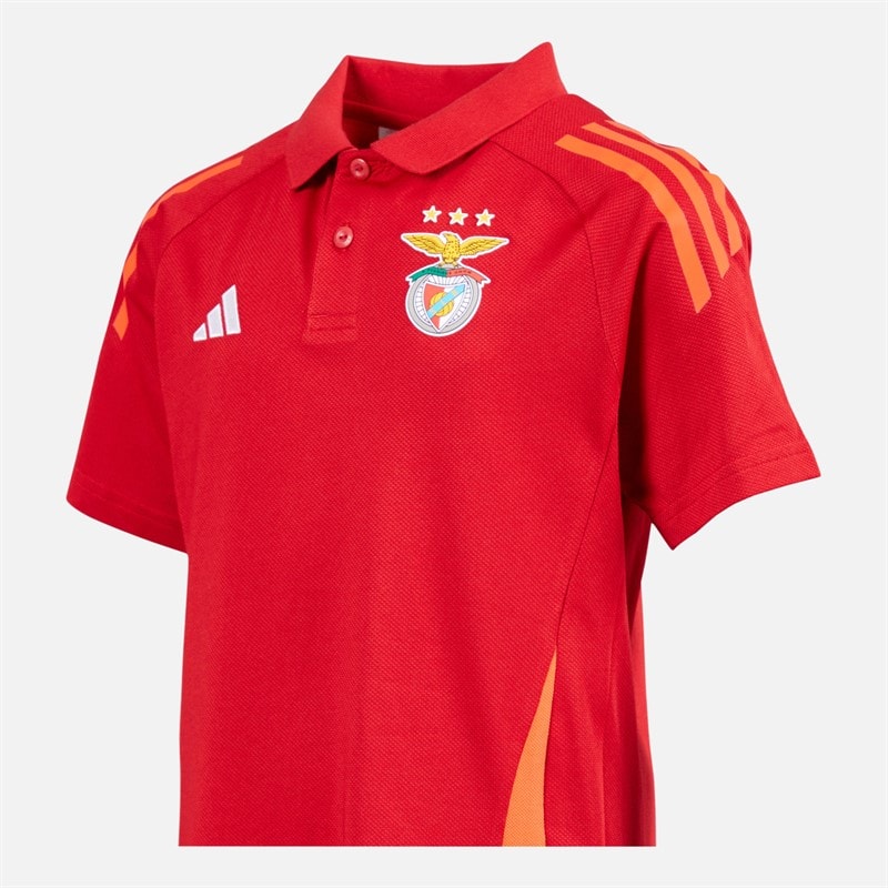 adidas Junior Junge SLB Benfica Polo Team Power Red 2 - Bild 4
