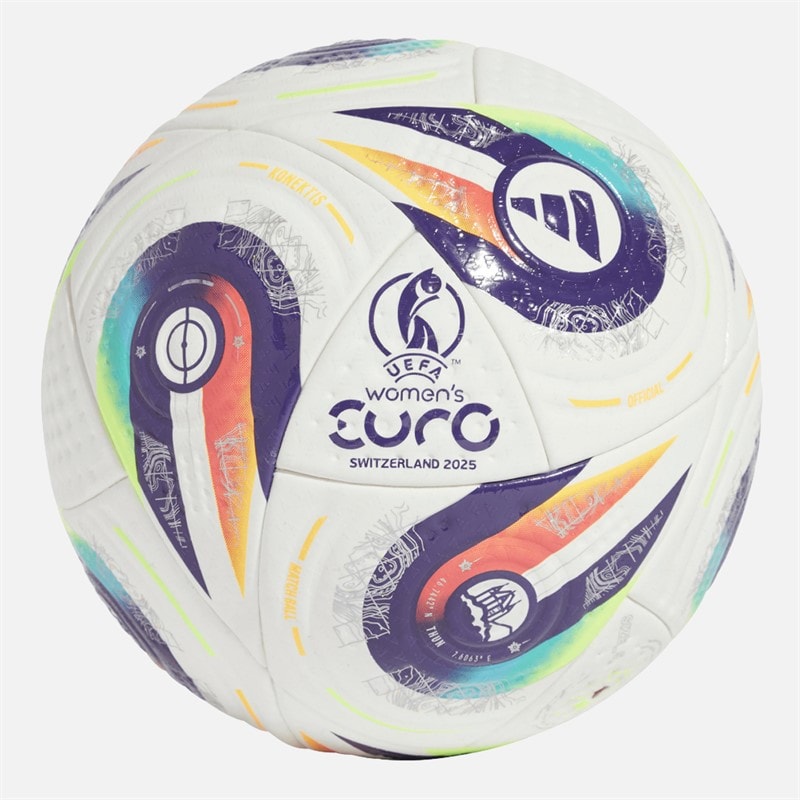 adidas Pro Official Match Piłka nożna (Certyfikat Jakości FIFA Pro) dla niej kolor Biały/Multi/Lucid Lemon – zdjęcie  2