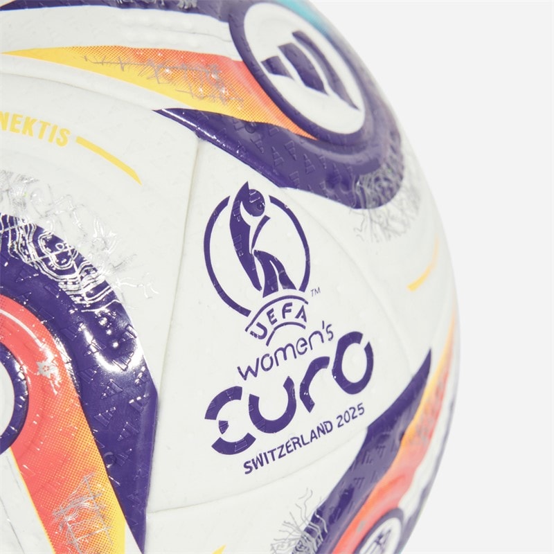 adidas Pro Official Match Piłka nożna (Certyfikat Jakości FIFA Pro) dla niej kolor Biały/Multi/Lucid Lemon – zdjęcie  3