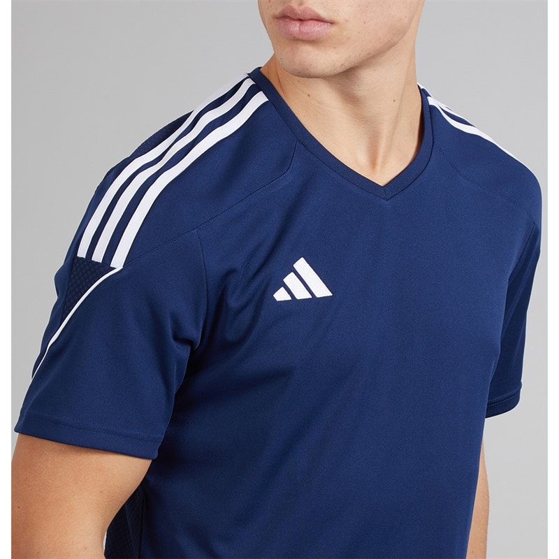 adidas Herren Tiro 23 League T Shirt Team Navy Blue/Weiß - Bild 3