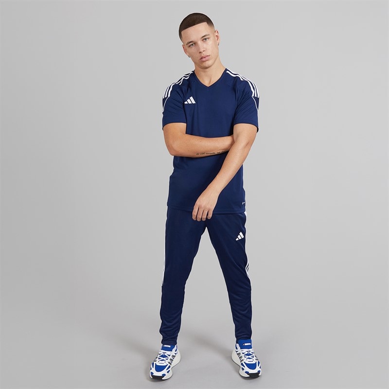 adidas Herren Tiro 23 League T Shirt Team Navy Blue/Weiß - Bild 4