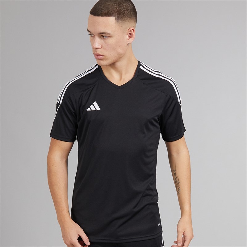 adidas T-shirt Tiro 23 League Homme Noir/Blanc