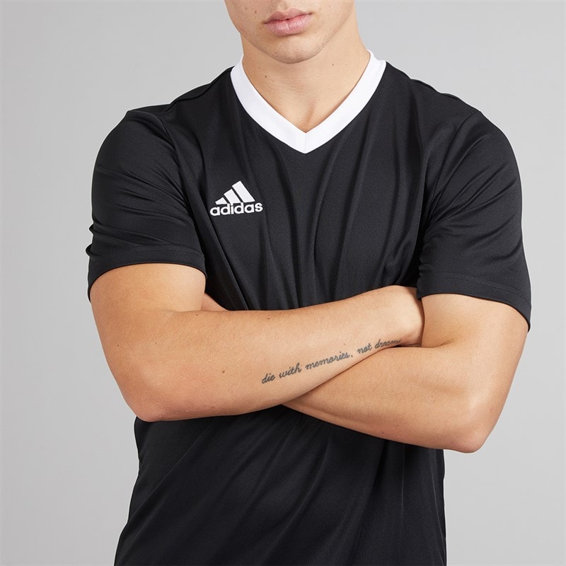 adidas Entrada 22 T-shirt dla niego kolor Czarny – zdjęcie  3