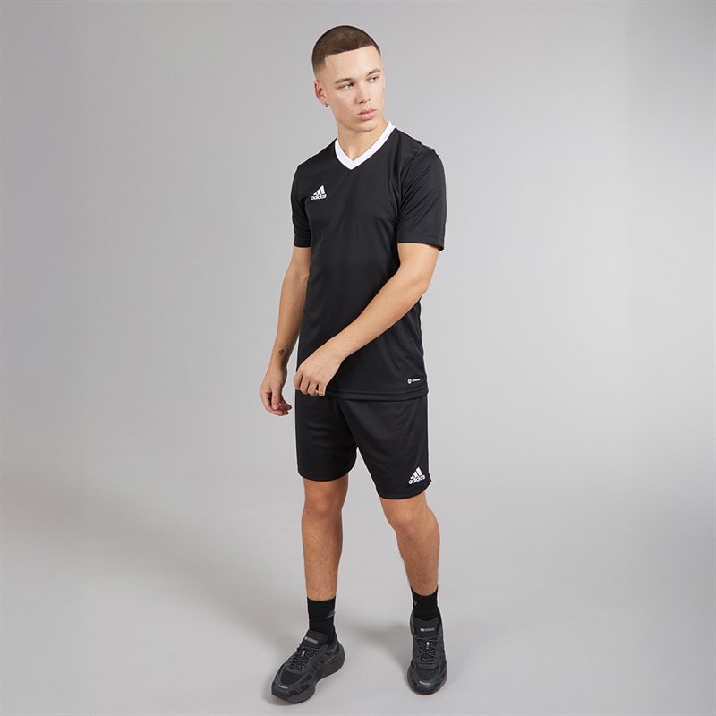 adidas Entrada 22 T-shirt dla niego kolor Czarny – zdjęcie  4