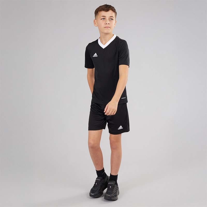adidas Entrada 22 T-shirt dla dzieci kolor Czarny – zdjęcie  4