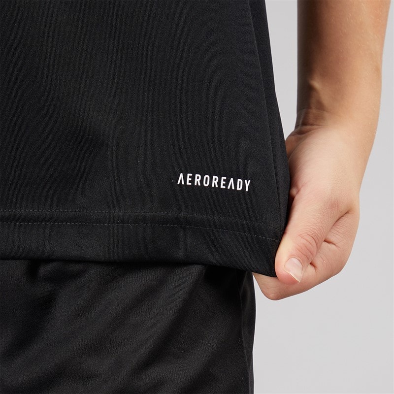 adidas Entrada 22 T-shirt dla dzieci kolor Czarny – zdjęcie  5