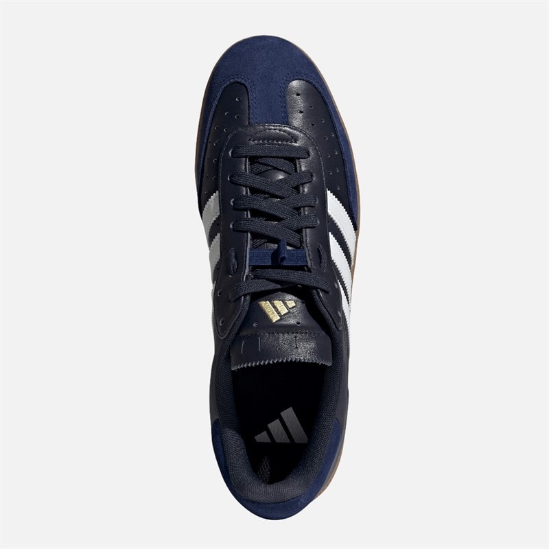adidas Herenschoenen Velosamba Leer Fietsen Legend Ink/Cloud White/Dark Blue - Afbeelding 4