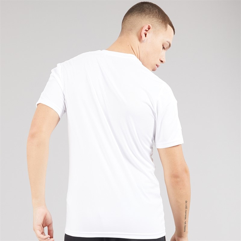 adidas Heren Squadra 21 T-Shirt Wit/Wit/Zwart - Afbeelding 2