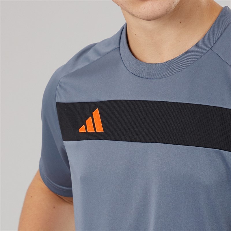 adidas T-shirt essentiel Tiro 25 Homme Team Onix/Super Orange - Image 3