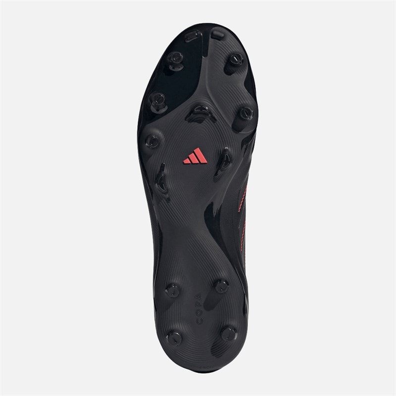 adidas Heren Copa Pure 3 League FG/MG Firm/Multi Ground Voetbalschoenen Core Black/Carbon/Lucid Red - Afbeelding 2