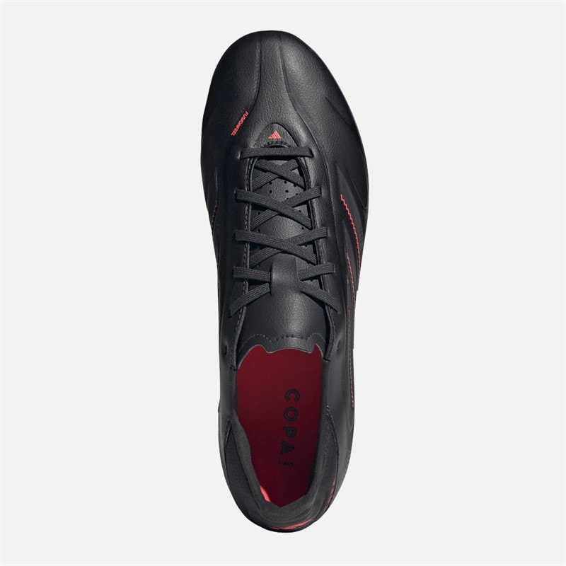 adidas Heren Copa Pure 3 League FG/MG Firm/Multi Ground Voetbalschoenen Core Black/Carbon/Lucid Red - Afbeelding 4