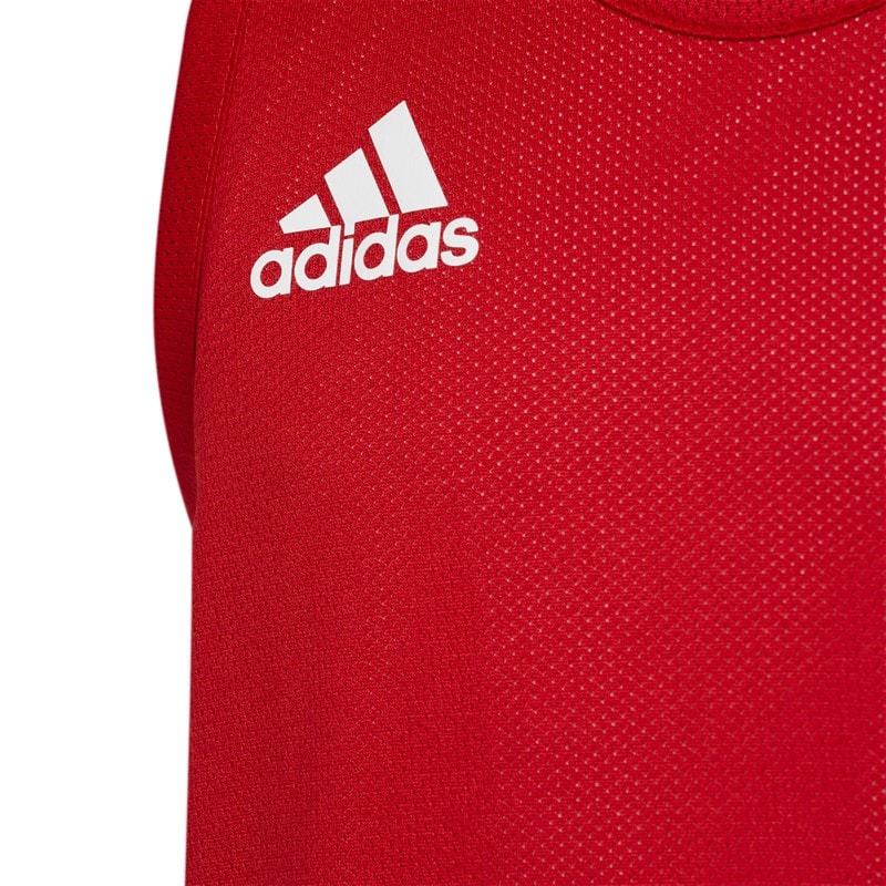 adidas Maillot de basketball junior réversible 3G Speed Power Red/Blanc - Image 3