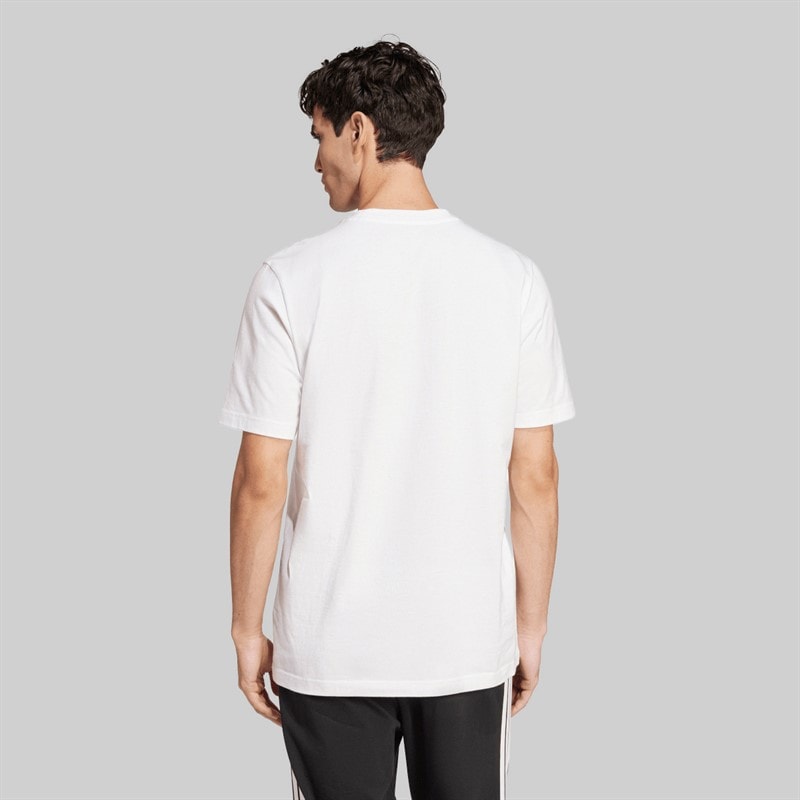adidas Herren Logo Athen T Shirt Weiß - Bild 3