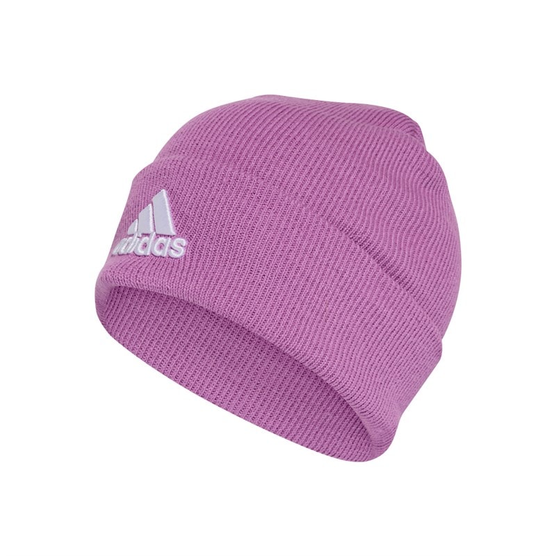adidas Logo Cuffed Muts Paars/Wit