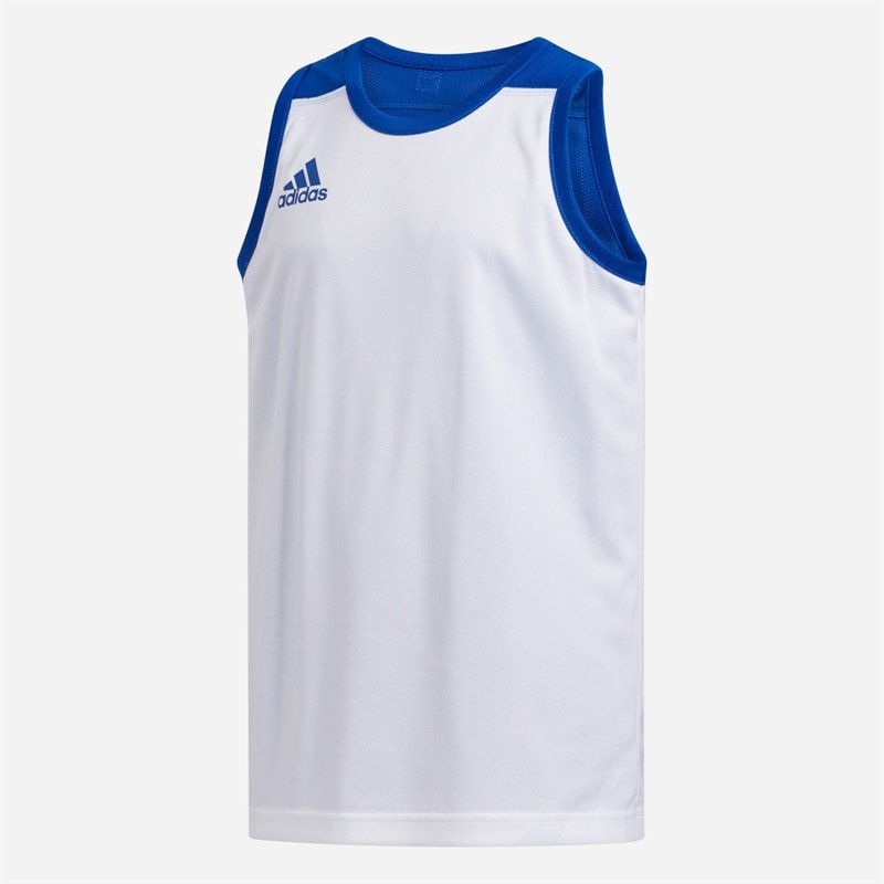 adidas 3G Speed Dwustronna koszulka do koszykówki dla młodzieży kolor Collegiate Royal/Biały – zdjęcie  5