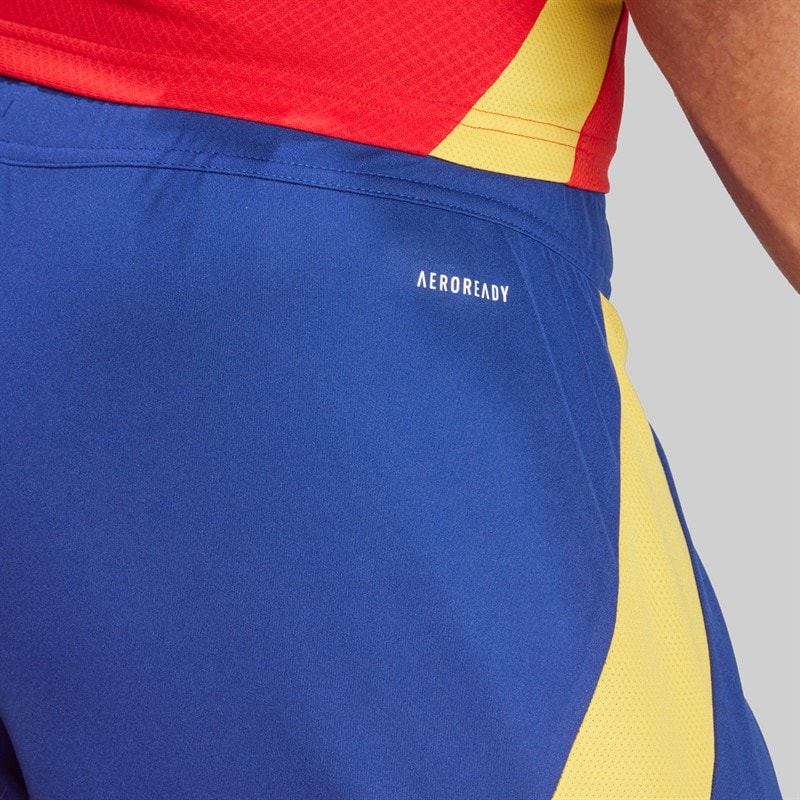 adidas Spodenki FEF Hiszpania 23/24 home dla niego kolor Victory Blue – zdjęcie  4
