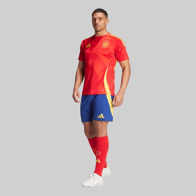 adidas Spodenki FEF Hiszpania 23/24 home dla niego kolor Victory Blue – zdjęcie  5