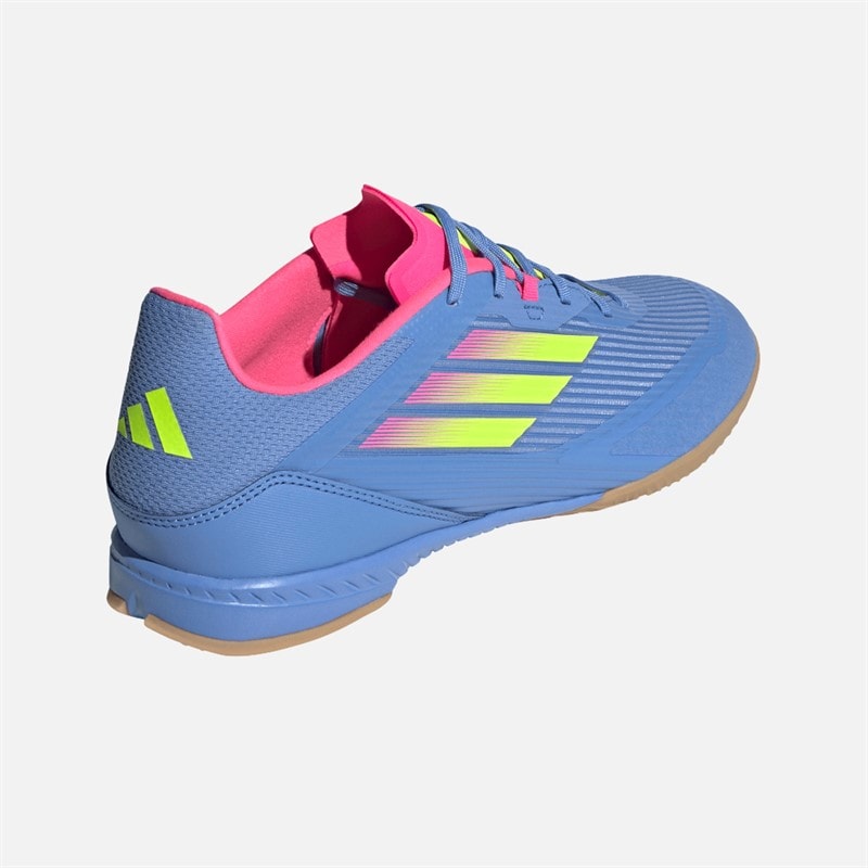 adidas Herenschoenen F50 League Indoor Voetbalschoenen Blue Fusion/Lucid Lemon/Lucid Pink - Afbeelding 3