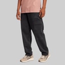 adidas Pantalons cargo amples en Polaire Homme toutes saisons Noir/Noir