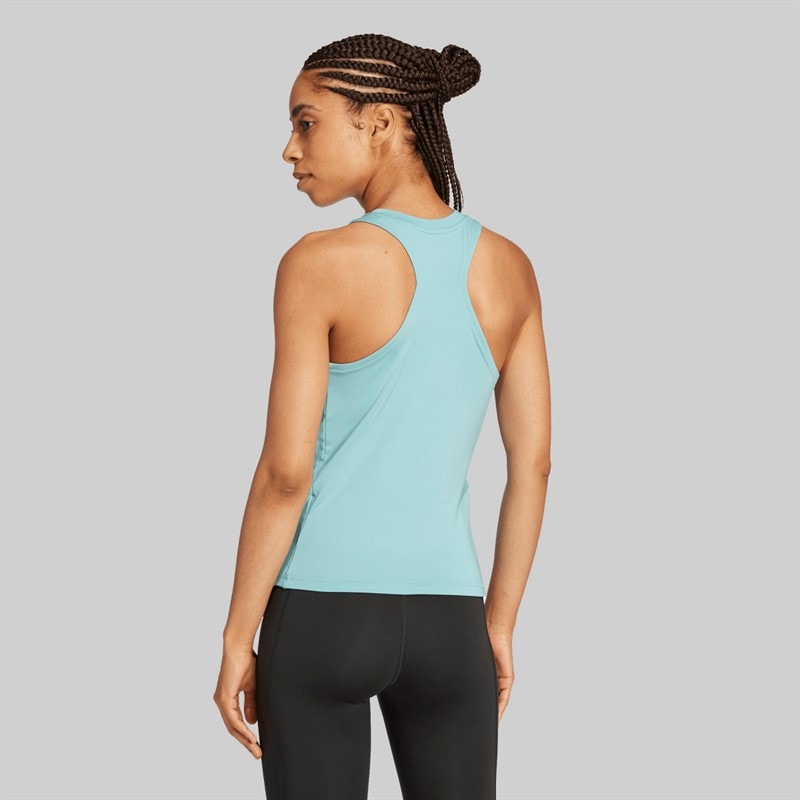 adidas Dames AEROREADY Train Essentials 3 Strepen Tanktop Mint Tone/Wit - Afbeelding 2