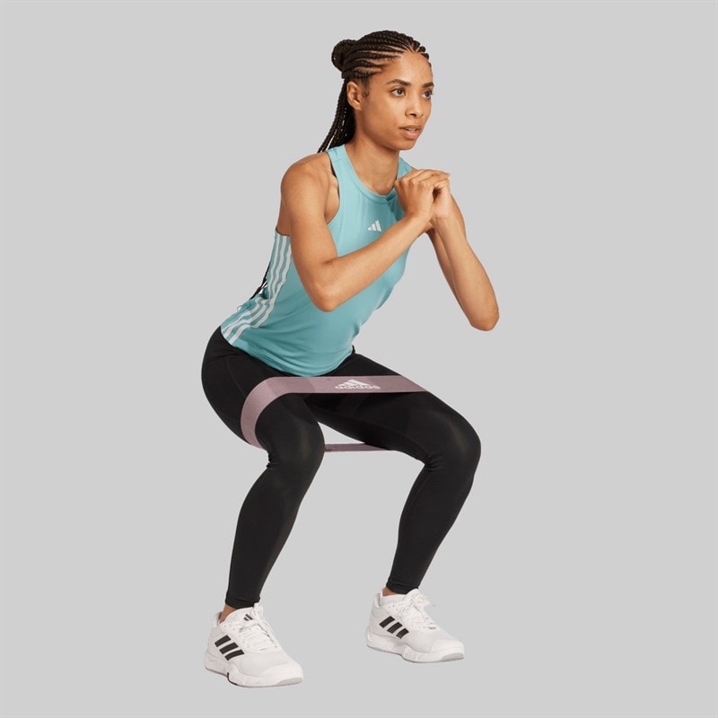 adidas Dames AEROREADY Train Essentials 3 Strepen Tanktop Mint Tone/Wit - Afbeelding 5