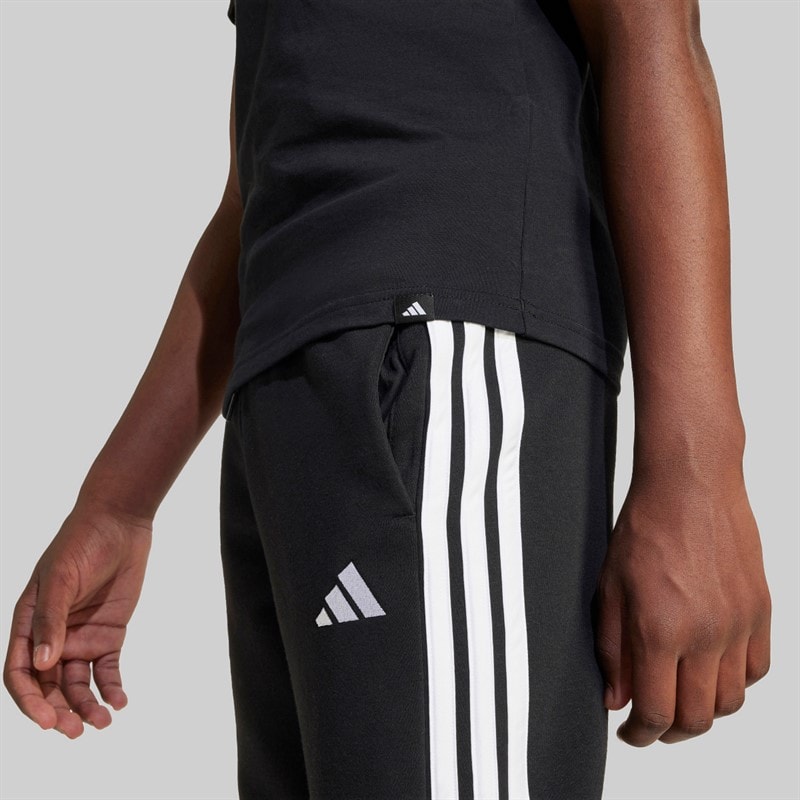 adidas Jongens Tech Logo Grafische T-shirt Zwart - Afbeelding 5