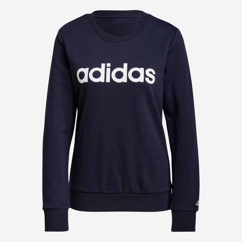 adidas Dames Essentiële Logo Sweater Legend Ink