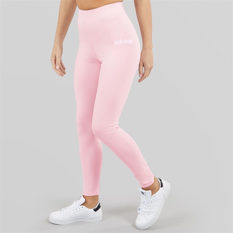 adidas Legging Linéaire Femme Essentials Clear Pink/Blanc - Image 3
