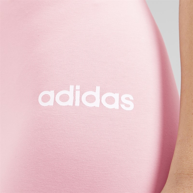 adidas Legging Linéaire Femme Essentials Clear Pink/Blanc - Image 5