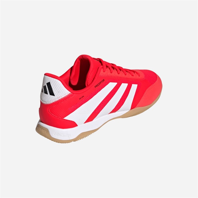 adidas Heren Predator League IN Zaalvoetbalschoenen Lucid Red/Cloud White/Core Black - Afbeelding 3