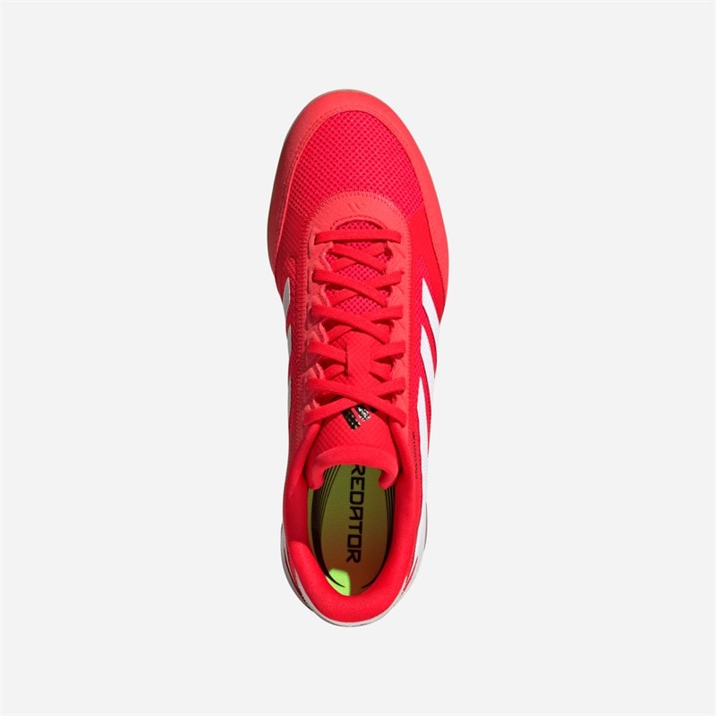 adidas Heren Predator League IN Zaalvoetbalschoenen Lucid Red/Cloud White/Core Black - Afbeelding 4