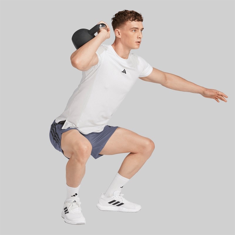 adidas Heren Primelift 3 Strepen Short Onix - Afbeelding 5