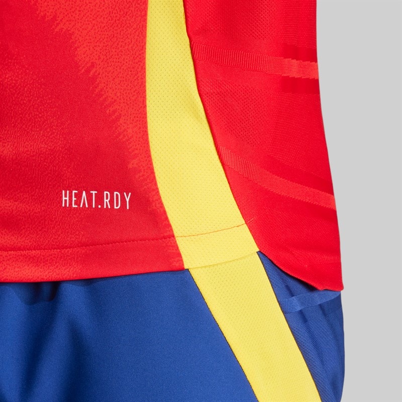 adidas Heren FEF Spanje 23/24 Authentiek Thuis Tenue Better Scarlet - Afbeelding 4