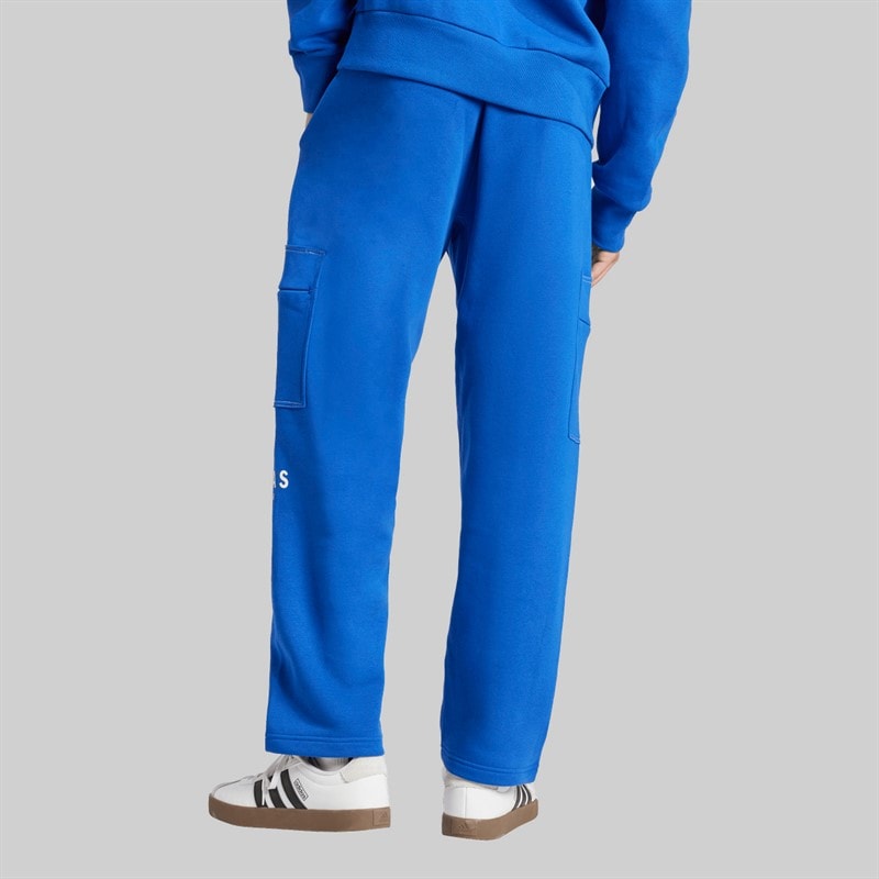 adidas Pantalon cargo ample en molleton Homme toutes saisons Royal Blue/Off White - Image 2