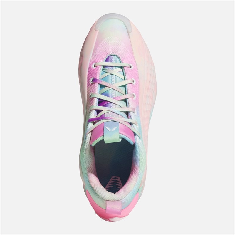 adidas Heren Anthony Edwards 1 Lage Sneakers Cloud White/Acid Orange/Bliss Pink - Afbeelding 4