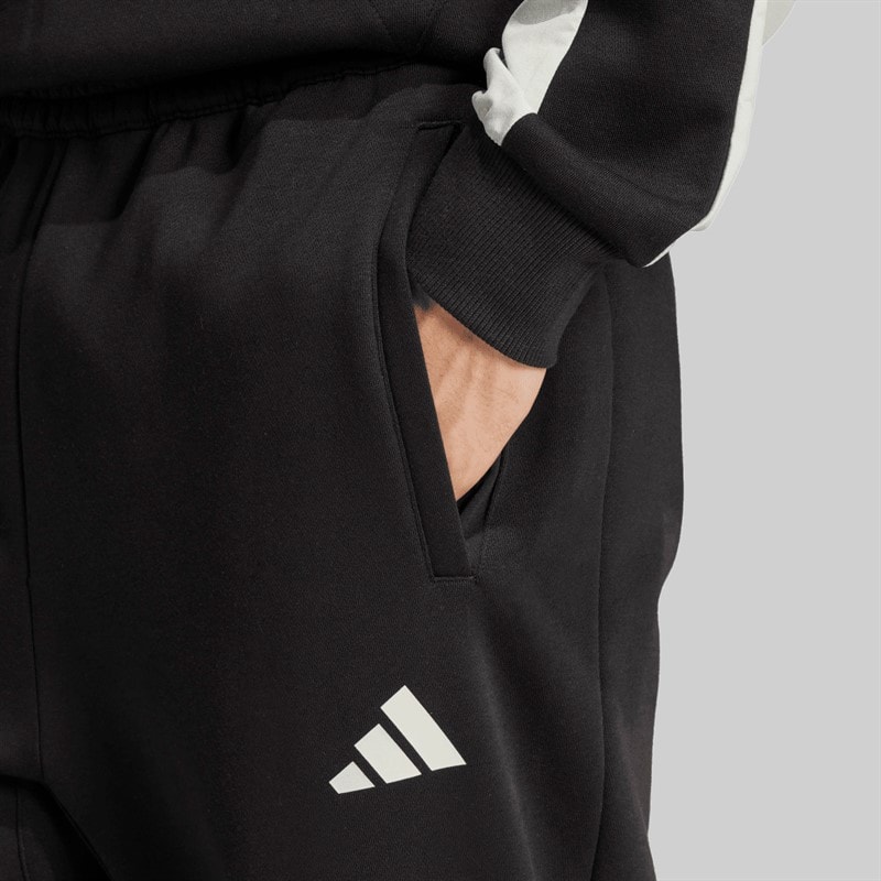 adidas Heren Seizoens Essentials Kleurblok Trainingsbroeken Zwart - Afbeelding 3