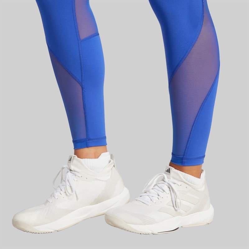 adidas Dames Getailleerde Hiit Training 7/8 Leggings Semi Lucid Blue - Afbeelding 4